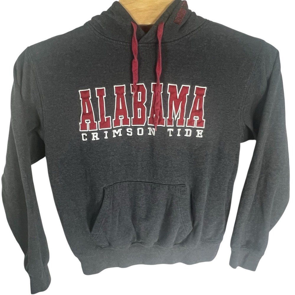 Alambma Crimson Tide NCAA College Football Men Large Hooded Pullover Sweatshirt